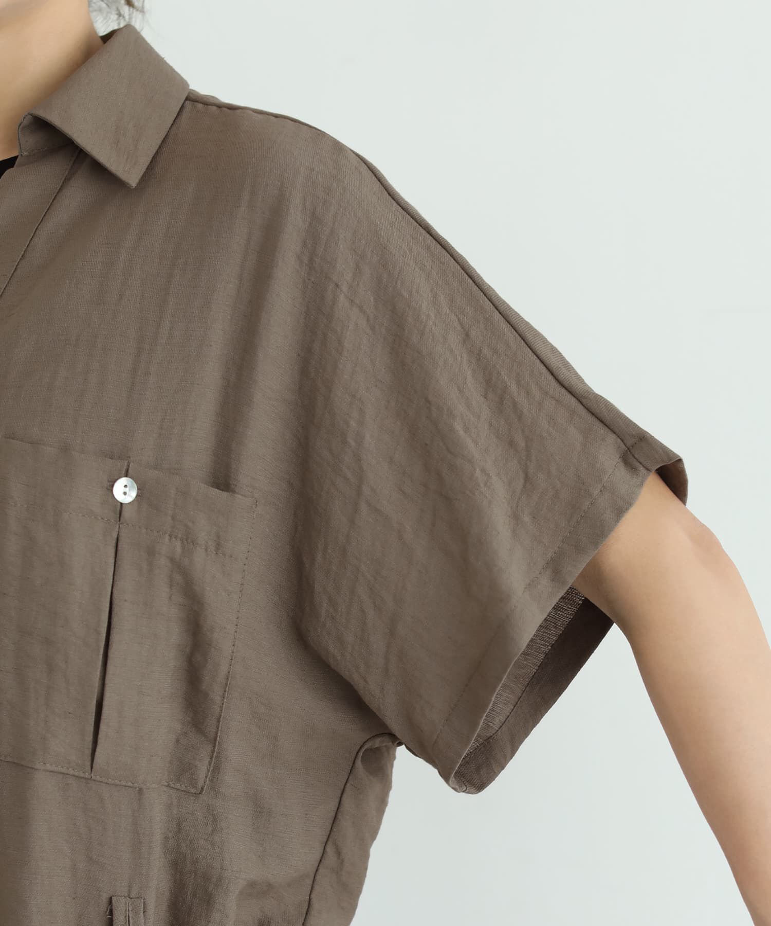 STYLE DELI「【LUXE】ウエストマークシワ加工シャツジャケット」|その他|