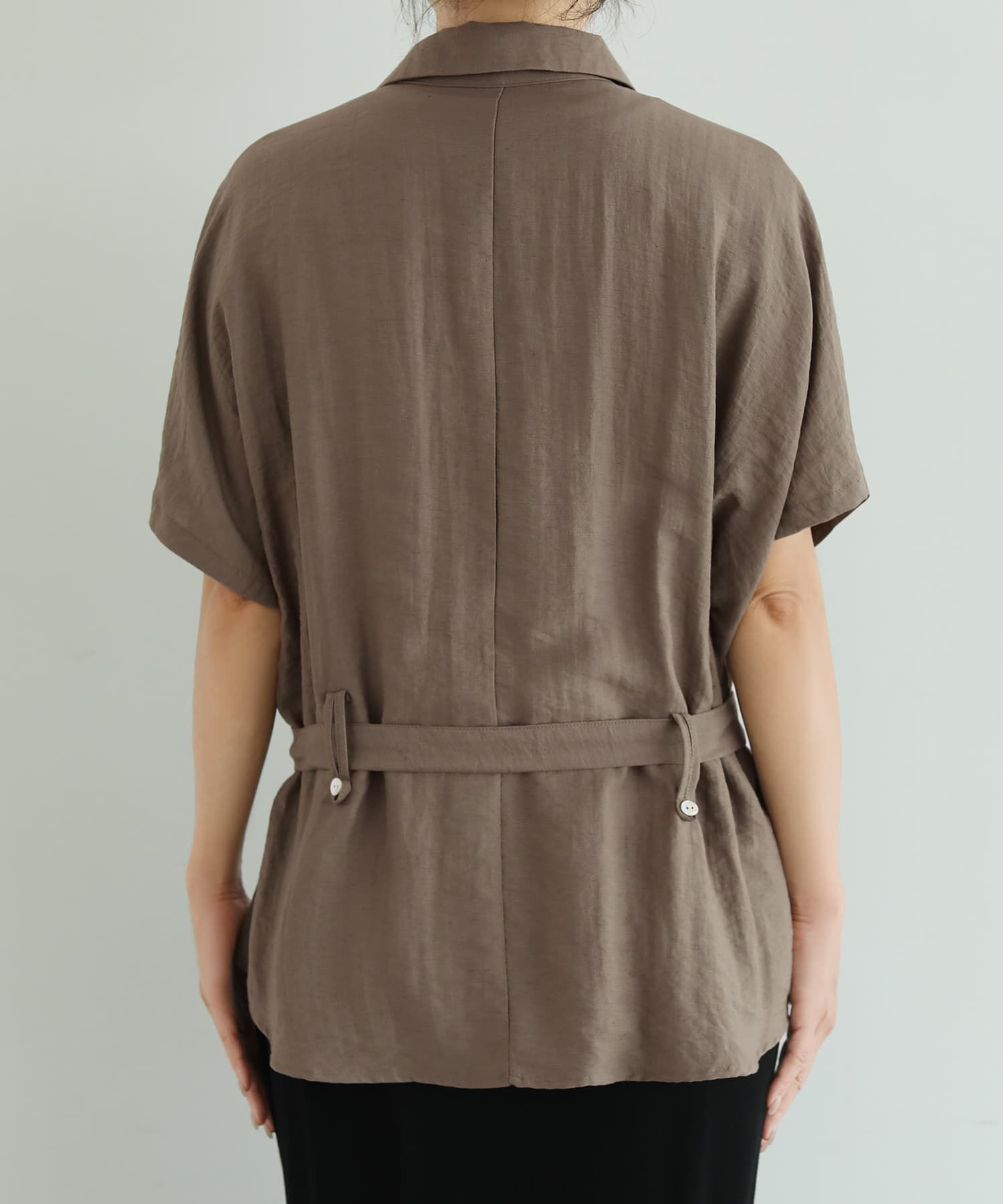 STYLE DELI「【LUXE】ウエストマークシワ加工シャツジャケット」|その他|
