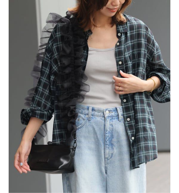 JOURNAL STANDARD relume「《追加 / 新色》コットンローンチェックオーバーサイズ」|シャツ・ブラウス|