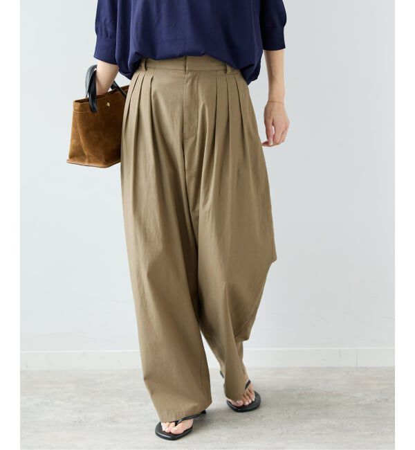 JOURNAL STANDARD relume「《予約》3タックライトパンツ」|その他|ベージュ