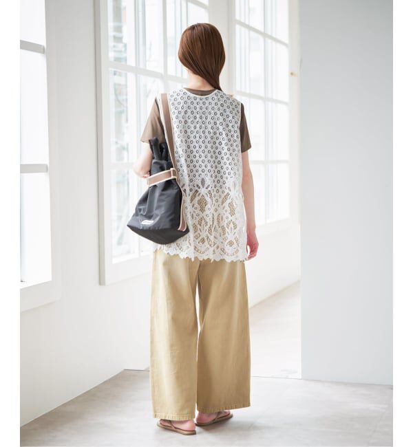 U by SPICK&SPAN「2WAYスカラレースリボンベスト」|ベスト・ジレ|