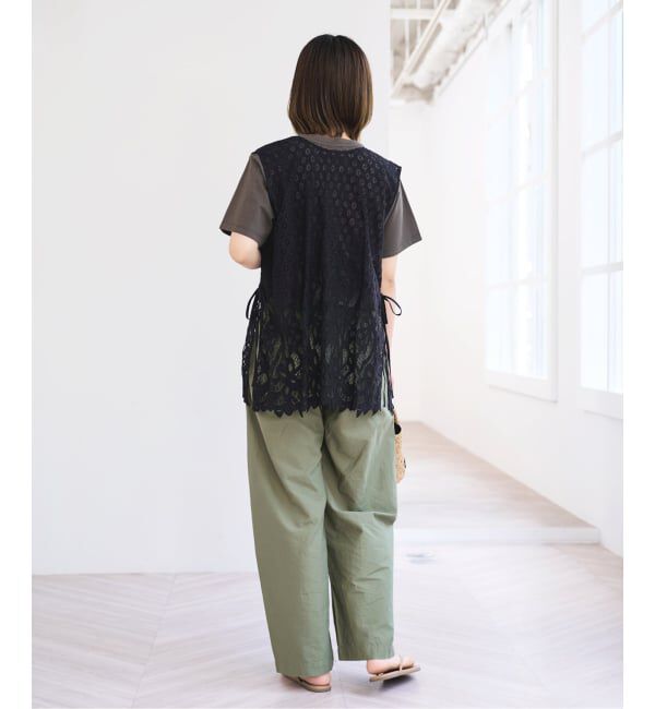 U by SPICK&SPAN「2WAYスカラレースリボンベスト」|ベスト・ジレ|