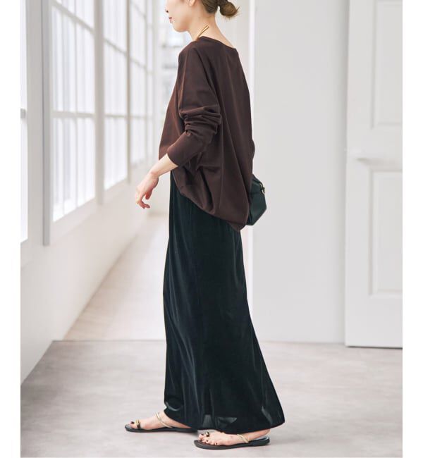 Spick and Span「《WEB限定カラー有り / 追加予約》ボートネックバックタックプルオーバー」|Tシャツ・カットソー|