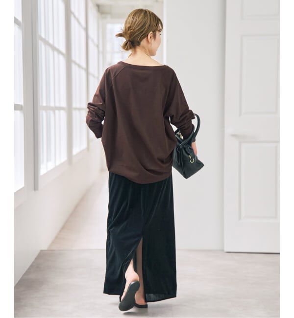 Spick and Span「《WEB限定カラー有り / 追加予約》ボートネックバックタックプルオーバー」|Tシャツ・カットソー|