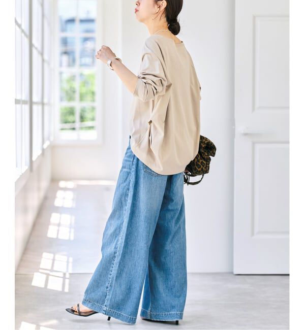 Spick and Span「《WEB限定カラー有り / 追加予約》ボートネックバックタックプルオーバー」|Tシャツ・カットソー|