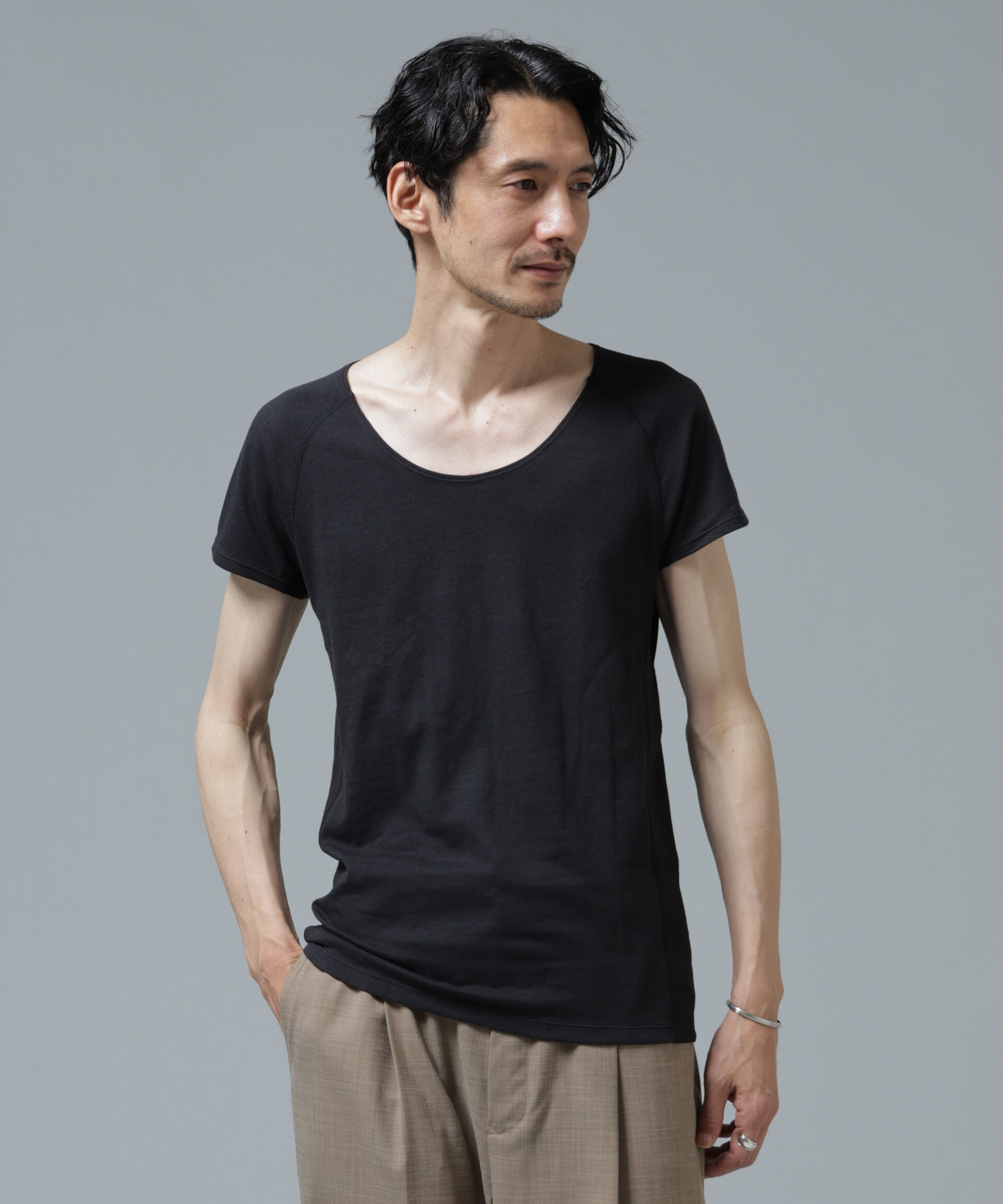 NANO universe「Anti Soaked(R) Plus インナーTシャツ」|Tシャツ・カットソー|