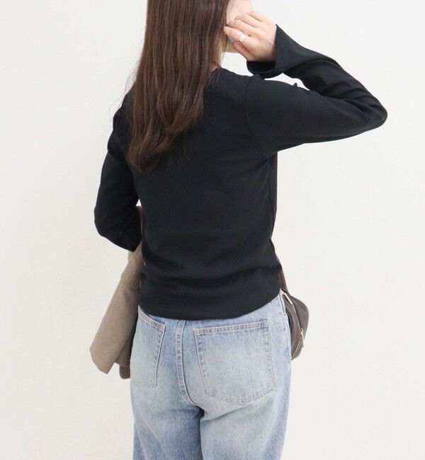 fredy emue「スクエアネックフレアスリーブカットソー」|Tシャツ・カットソー|