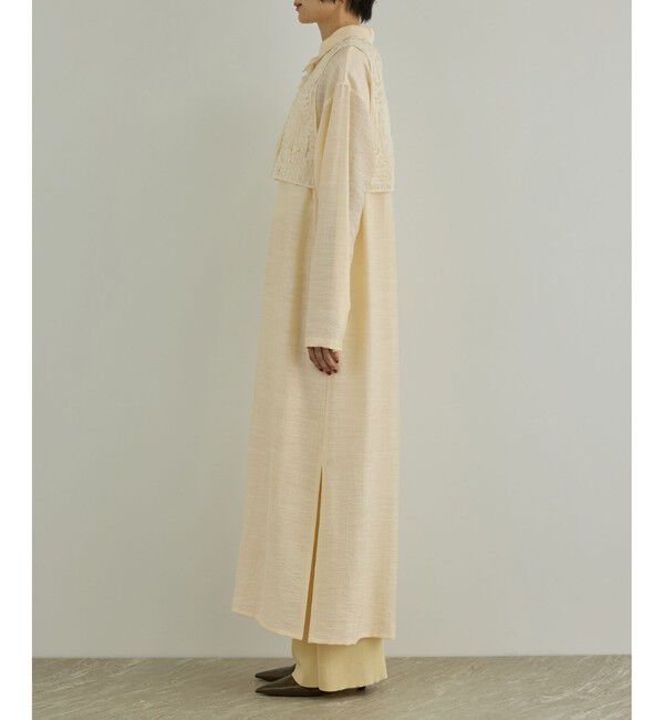 SALON adam et rope'「Cut off embroidery ワンピース」|ワンピース|