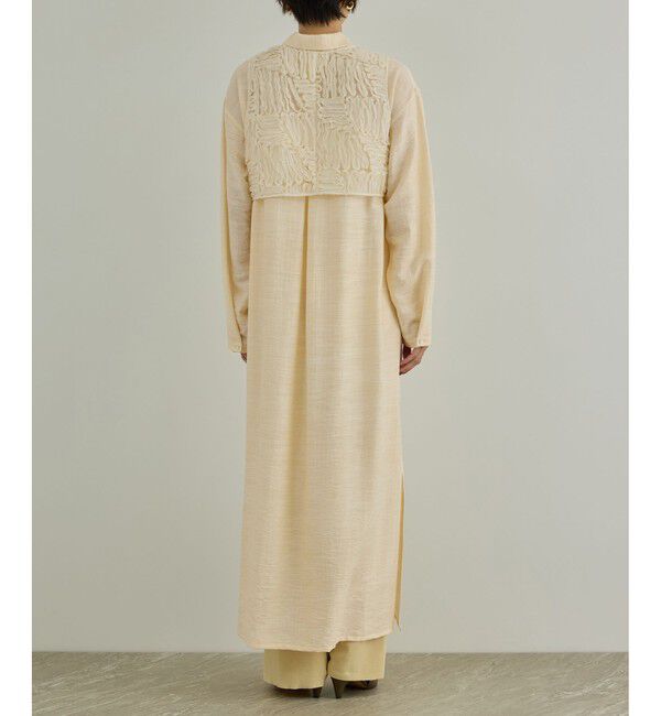 SALON adam et rope'「Cut off embroidery ワンピース」|ワンピース|