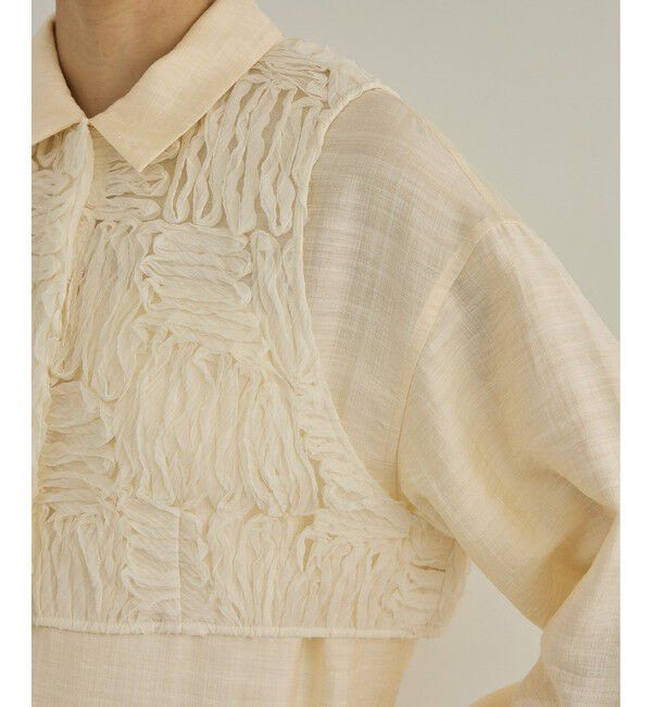 SALON adam et rope'「Cut off embroidery ワンピース」|ワンピース|