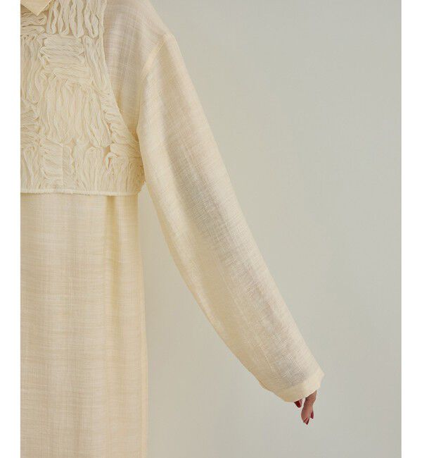 SALON adam et rope'「Cut off embroidery ワンピース」|ワンピース|