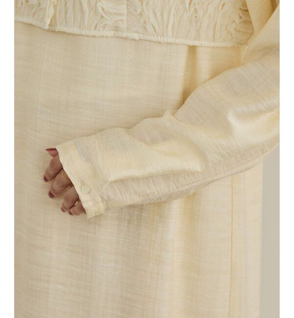 SALON adam et rope'「Cut off embroidery ワンピース」|ワンピース|