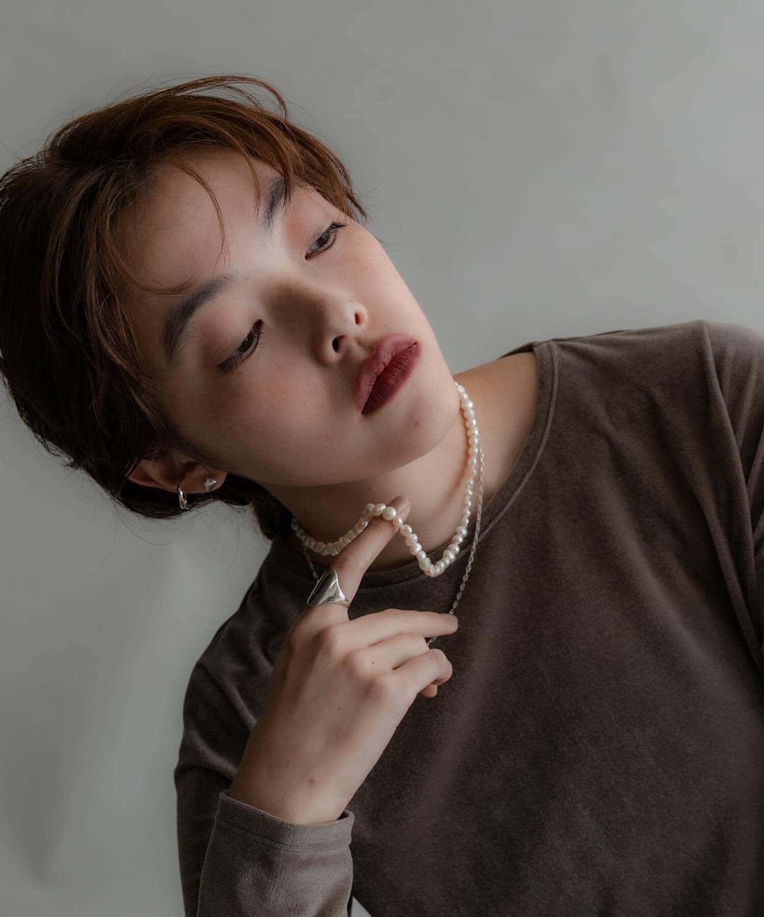 SMELLY「SMELLY so&rsquo;　pearl hook necklace」|ネックレス|