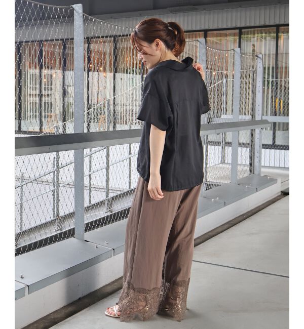  「裾レースドッキングパンツ」|その他|