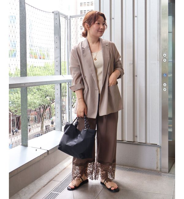  「裾レースドッキングパンツ」|その他|