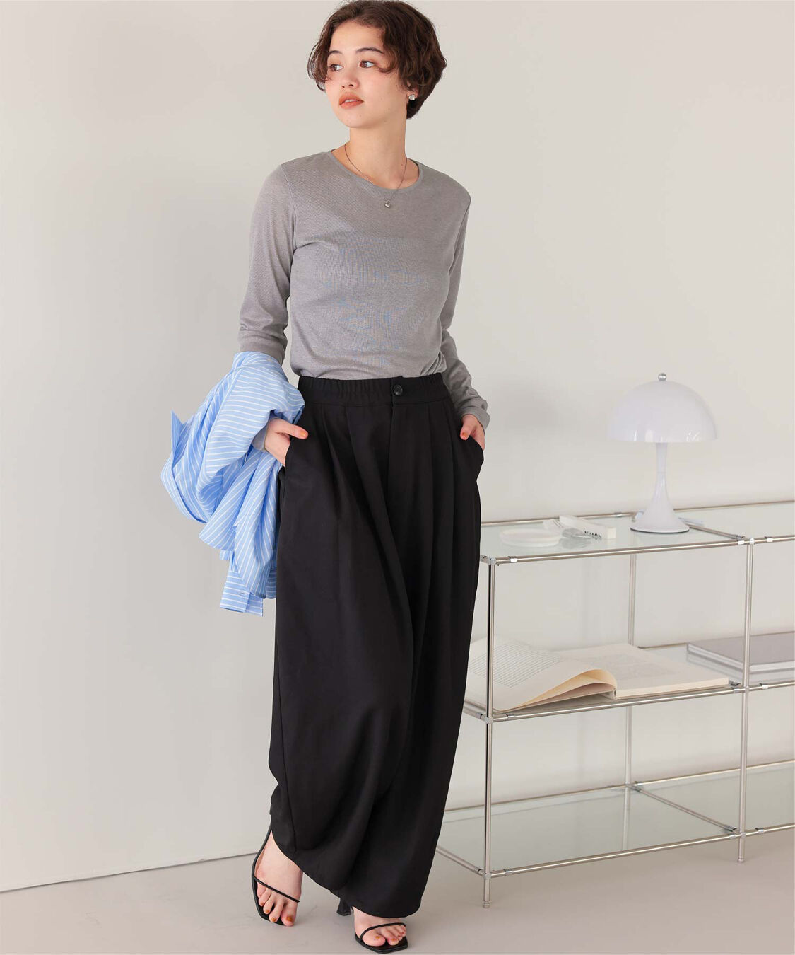 titivate「着心地抜群シアークルーネックトップス」|Tシャツ・カットソー|