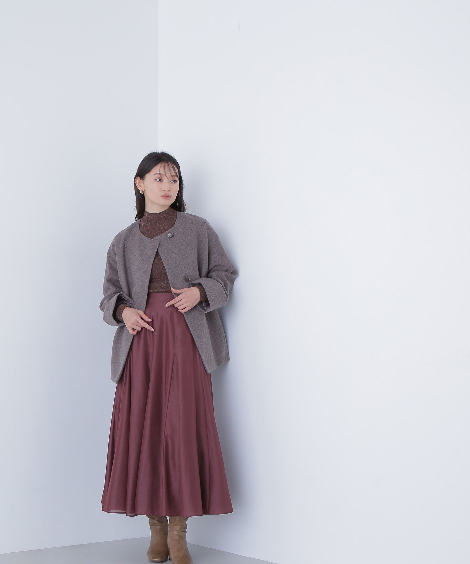  「毎日に&ldquo;ちょうどいい&rdquo;カシミヤ混コート」|ブルゾン・スタジャン|