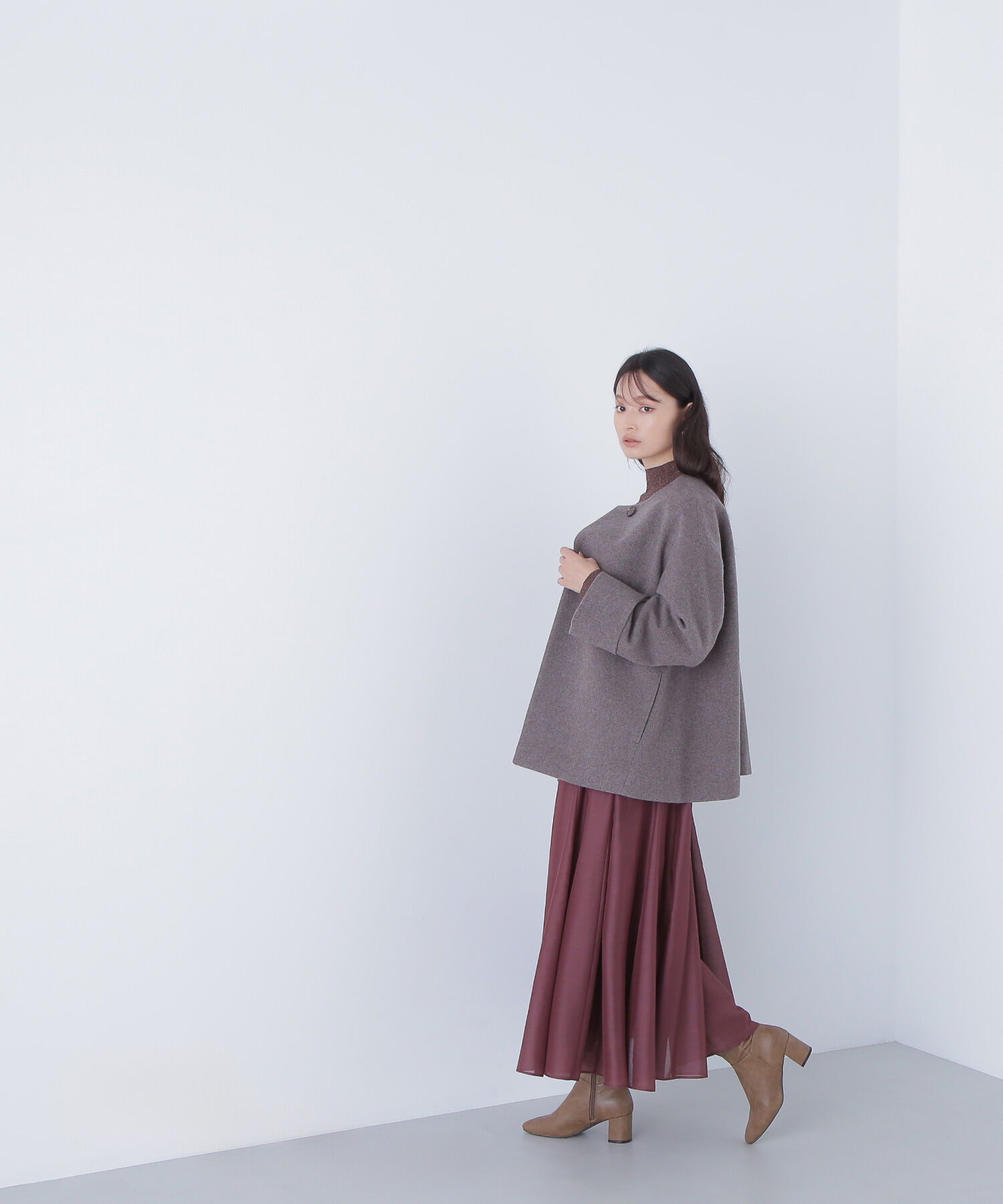  「毎日に&ldquo;ちょうどいい&rdquo;カシミヤ混コート」|ブルゾン・スタジャン|