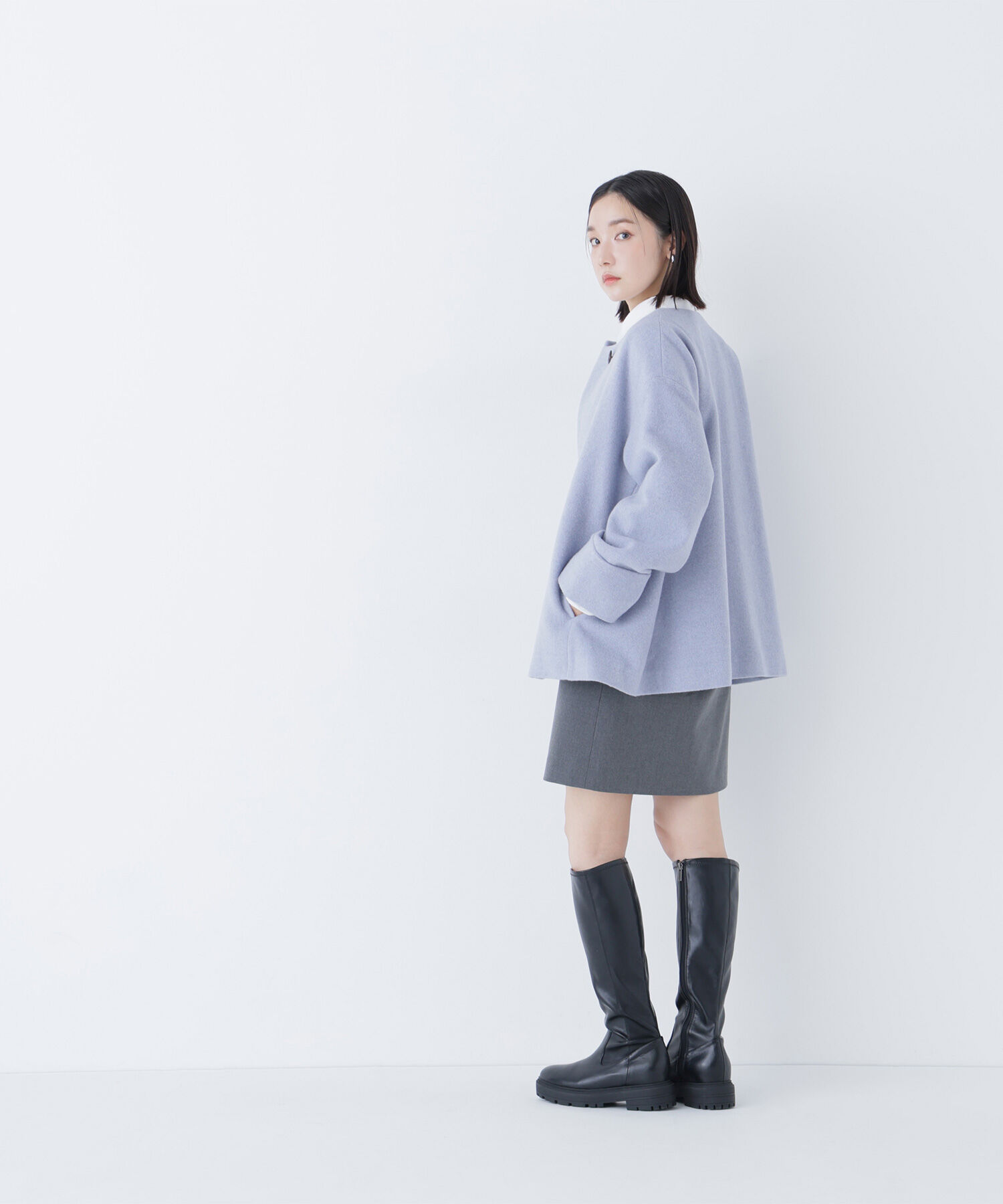  「毎日に&ldquo;ちょうどいい&rdquo;カシミヤ混コート」|ブルゾン・スタジャン|
