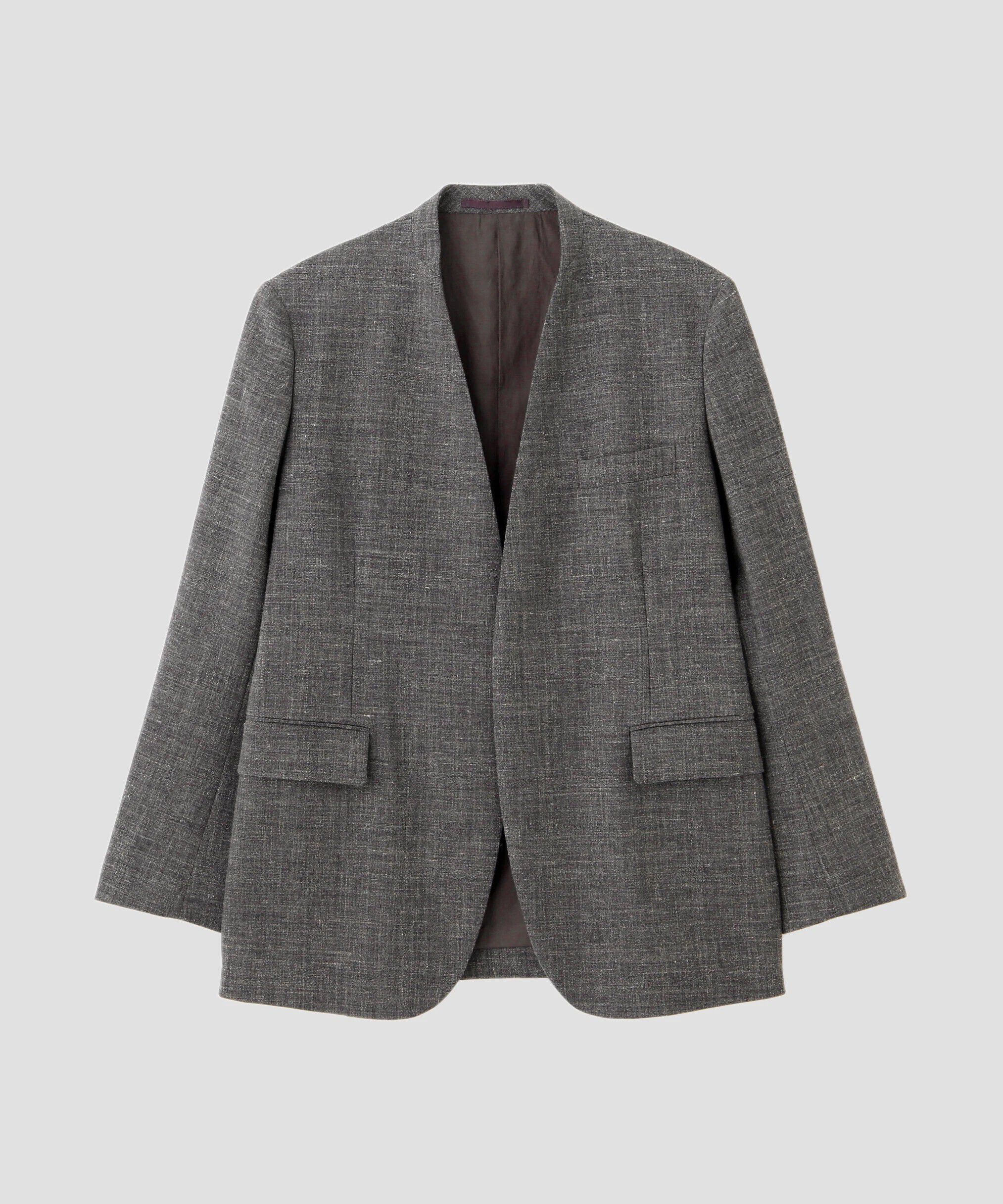 YLEVE 「YLEVE / WOOL LINEN COLLARLESS JACKET」|その他|