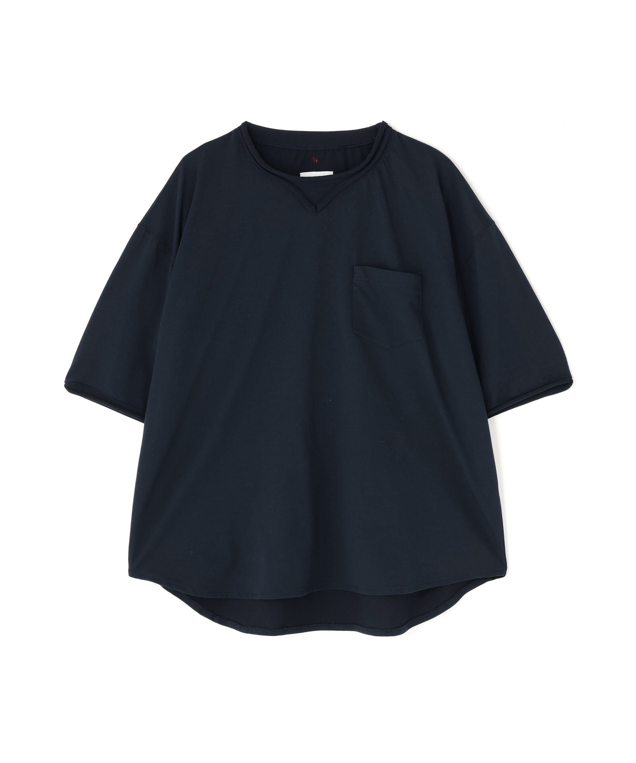  「ＮＡＴＩＣリサイクル天竺Ｔシャツ」|Tシャツ・カットソー|ネイビー