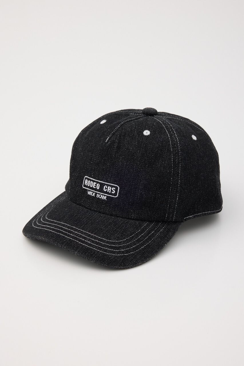 RODEO CROWNS「ボックスデニムキャップ」|その他|BLK