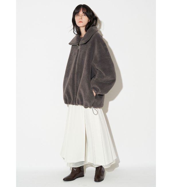 ELENDEEK「SLIT PLEATS SK」|スカート|