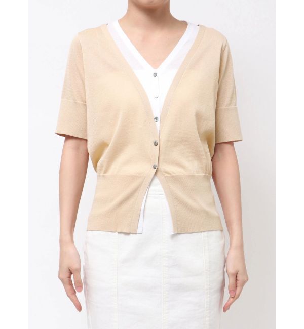 ELENDEEK「COLOR LAYERED HALF SLEEVES KT」|ニット・セーター|