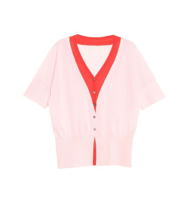 ELENDEEK「COLOR LAYERED HALF SLEEVES KT」|ニット・セーター|