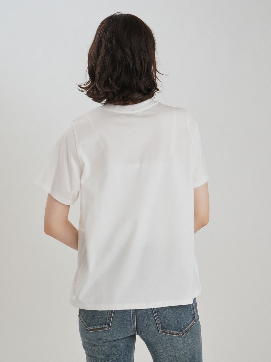 Mila Owen「二段ロゴグラフィックTシャツ」|Tシャツ・カットソー|