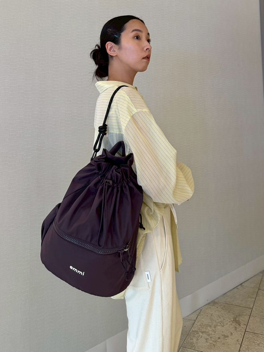 限定カラー】撥水 emmiロゴマルチバックパック（emmi atelier