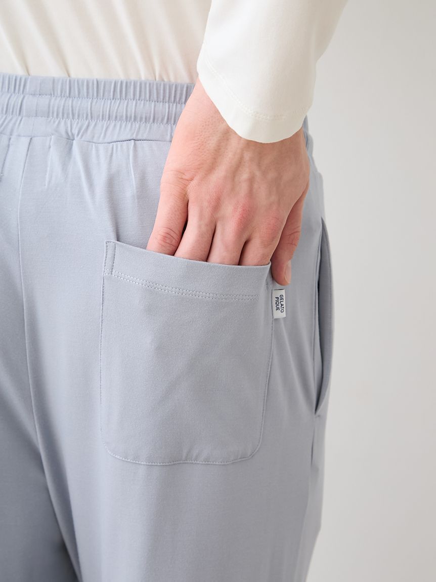 GELATO PIQUE HOMME「【HOMME】クールレーヨンロゴロングパンツ」|ルームウェア|
