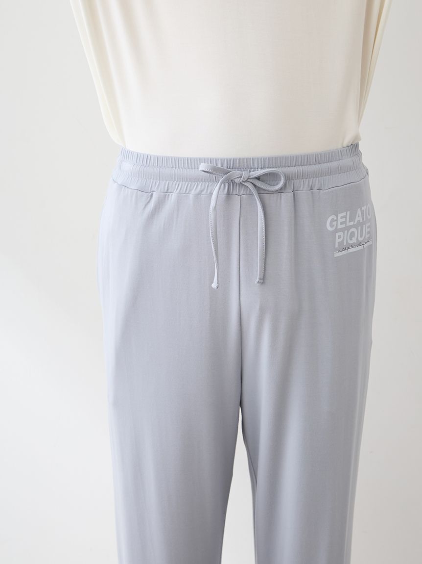 GELATO PIQUE HOMME「【HOMME】クールレーヨンロゴロングパンツ」|ルームウェア|