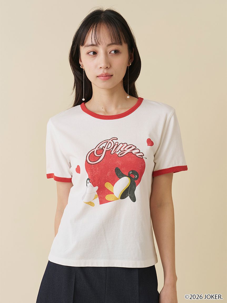 SNIDEL「【PINGU(TM)】バリエリンガーTシャツ」|Tシャツ・カットソー|