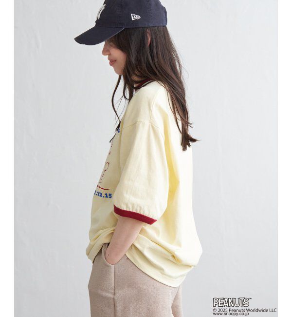 VENCE share style「PEANUTS ピーナッツ SNOOPY スヌーピー TP ベストフレンドリンガーT」|Tシャツ・カットソー|