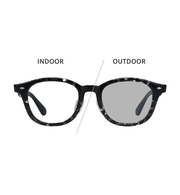  「ウェリントン型 調光サングラス レンズの色が変わるサングラス Zoff | YURIE OUTDOOR EDITION」|サングラス|