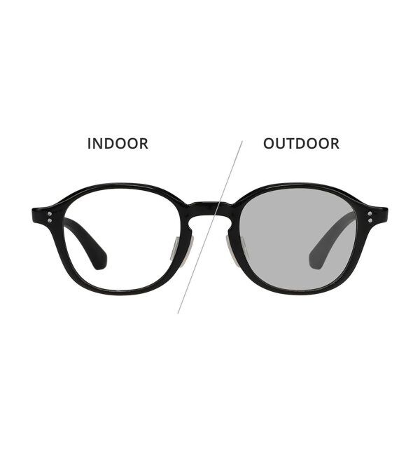  「ウェリントン型 調光サングラス レンズの色が変わるサングラス Zoff | YURIE OUTDOOR EDITION」|サングラス|