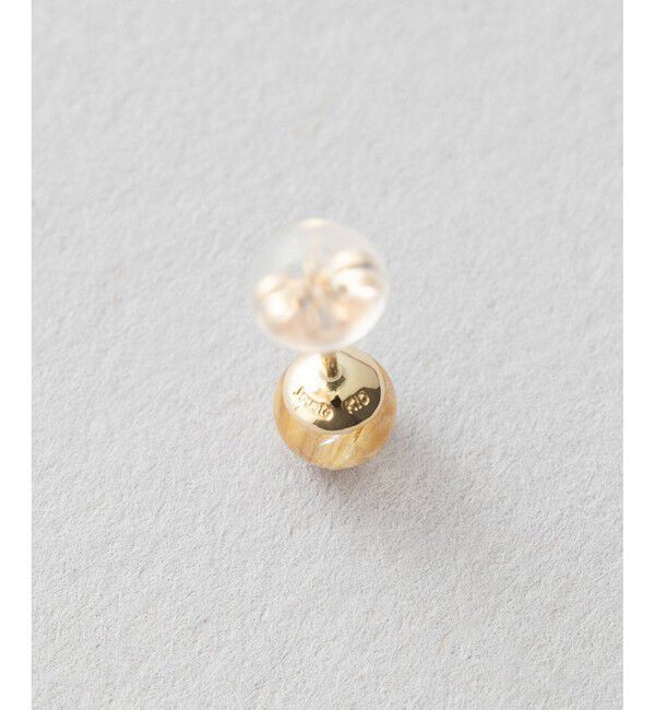 Jouete「[ピンズ] K10YG ピアス ルチレイテッドクォーツ」|ピアス|