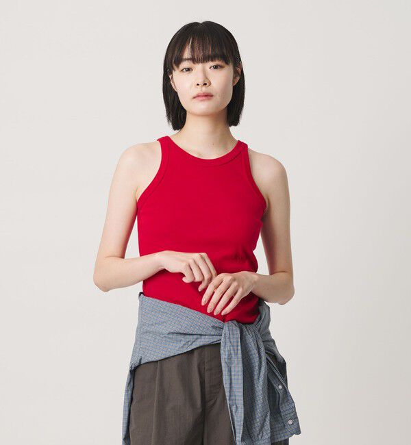 NICE WEATHER「＜NICE WEATHER＞アメリカンスリーブタンクトップ」|タンクトップ|RED