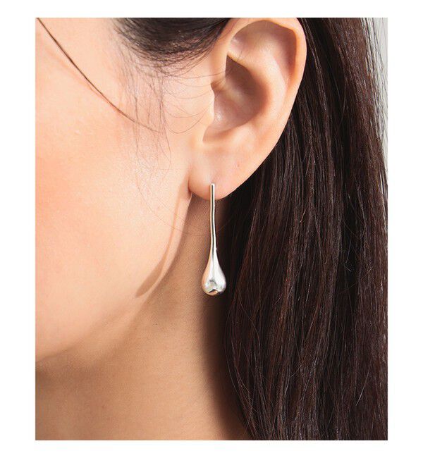 Demi-Luxe BEAMS 「シルバー ドロップ ピアス」|その他|