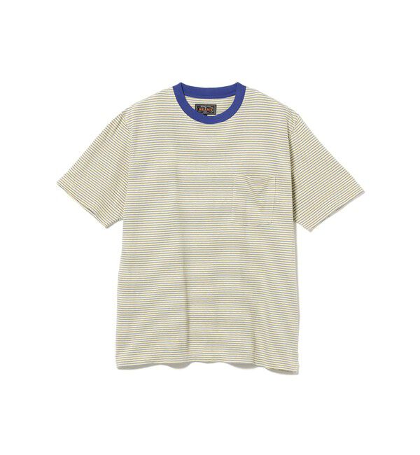 BEAMS PLUS「Pocket Tee Multi Stripe③」|Tシャツ・カットソー|