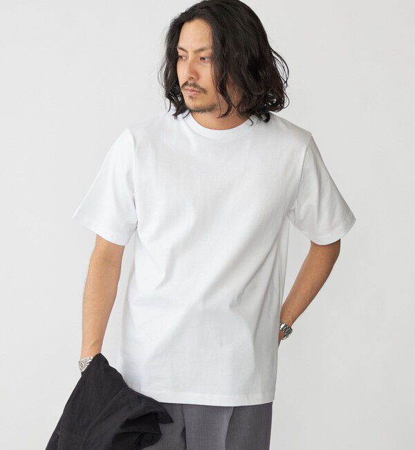 SHIPS「SHIPS:〈抗菌加工〉コットン クルーネック Tシャツ」|Tシャツ・カットソー|