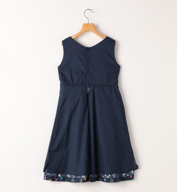 SHIPS KIDS「SHIPS KIDS:140～150cm / フラワー ノースリーブ ワンピース」|ワンピース|