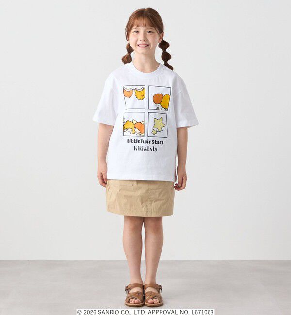 SHIPS any「LITTLE TWIN STARS &times; SHIPS any: リトルツインスターズ プリント TEE <KIDS>」|Tシャツ・カットソー|