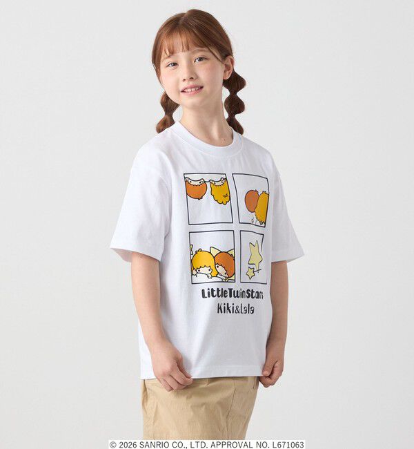 SHIPS any「LITTLE TWIN STARS &times; SHIPS any: リトルツインスターズ プリント TEE <KIDS>」|Tシャツ・カットソー|