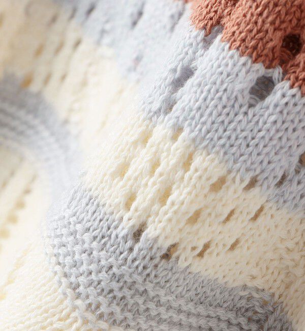 SHIPS KIDS「SHIPS KIDS:100～130cm/ニット レーストップス」|ニット・セーター|