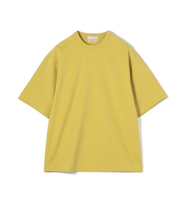 TOMORROWLAND MENS「【接触冷感・吸水速乾】コットンポリエステルポンチ クルーネックTシャツ」|Tシャツ・カットソー|23 イエロー
