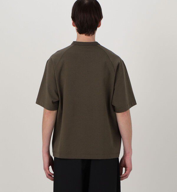 TOMORROWLAND MENS「【接触冷感・吸水速乾】コットンポリエステルポンチ クルーネックTシャツ」|Tシャツ・カットソー|