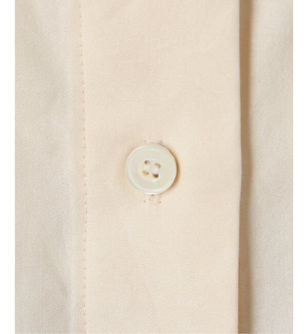 IENA LA BOUCLE「《洗濯機洗い可》IENA LA BOUCLE コットンサテンシャツ」|シャツ・ブラウス|