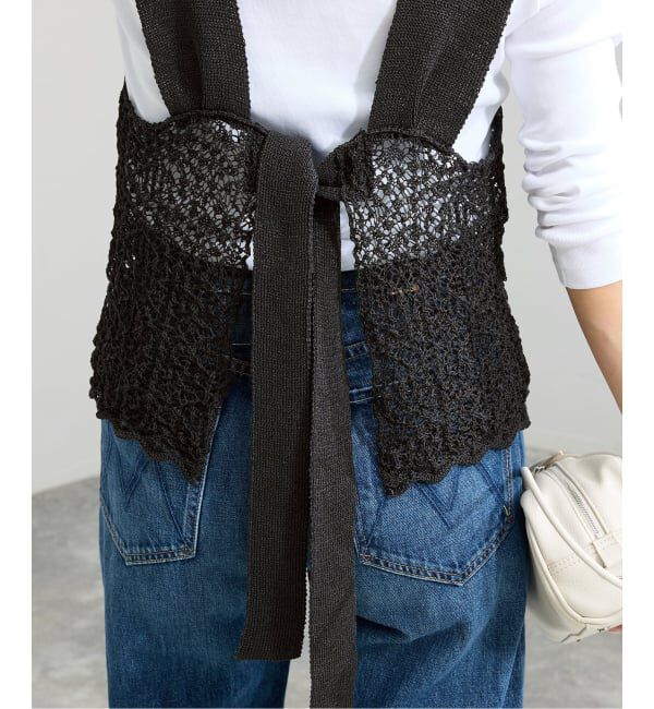 IENA「《追加》enrica/エンリカ レースガラKNIT ニット KNIT 225」|ニット・セーター|